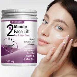 Retinol Face Cream - Instant Firming of Facial Skin in 2 Minutes, Tightens and Moisturizes Delicate Facial Skin
